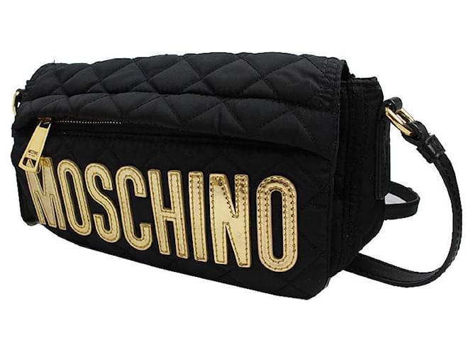 Moschino Borsa a tracolla matelassé nera Nero - vista 2
