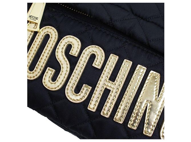 Moschino Borsa a tracolla matelassé nera Nero - vista 6