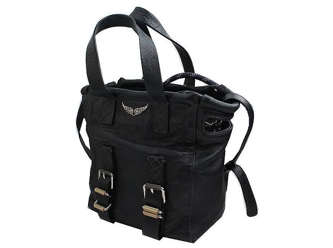 Zadig & Voltaire Borsa tote e borsa a tracolla in pelle blu navy - vista 2