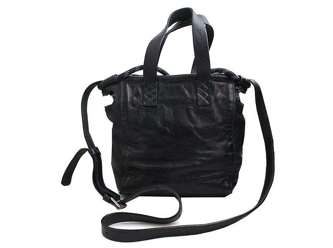 Zadig & Voltaire Borsa tote e borsa a tracolla in pelle blu navy - vista 3