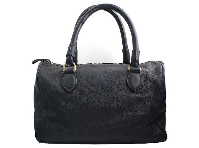 Escada Tote Bag aus grauem Leder - vista 3