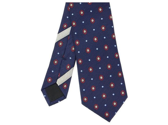 Valentino Seiden-Jacquard-Fliege mit Blumenmuster - Ansicht 6