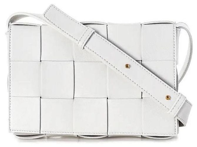 Bottega Veneta Intrecciato Cassette Bag White - view 5