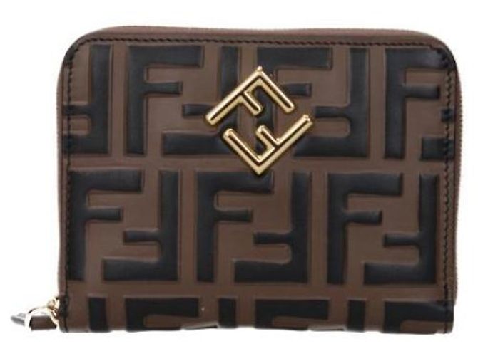 Fendi Diamond Zip Around Medium Wallet ADYM - view 4