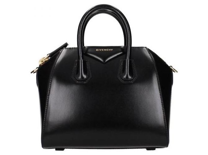 Givenchy Borsa Tote Mini Antigona in Pelle di Vitello Nero - vista 4