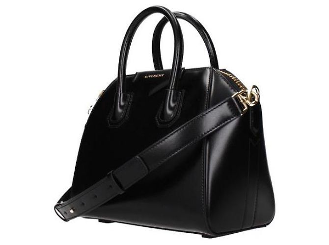 Givenchy Borsa Tote Mini Antigona in Pelle di Vitello Nero - vista 5