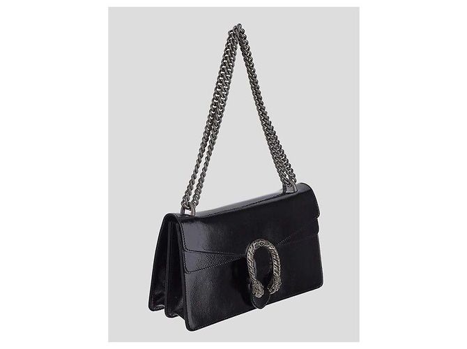 Gucci Borsa a Spalla Piccola Dionysus Nero - vista 5