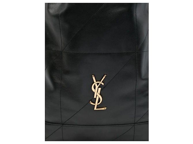 Saint Laurent Große Pouch-Tasche Schwarz - Ansicht 6