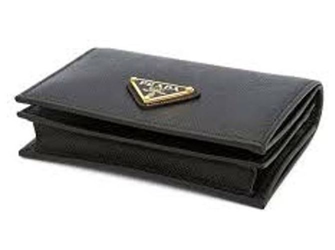 Prada Billetera Triángulo Logo Saffiano - vista 11
