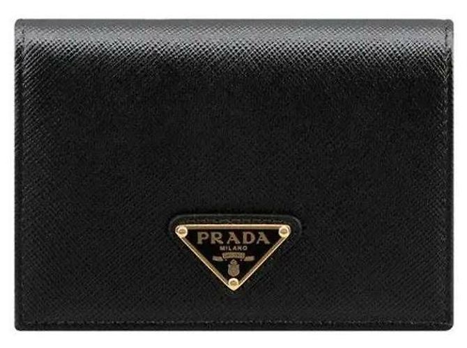 Prada Billetera Triángulo Logo Saffiano - vista 5