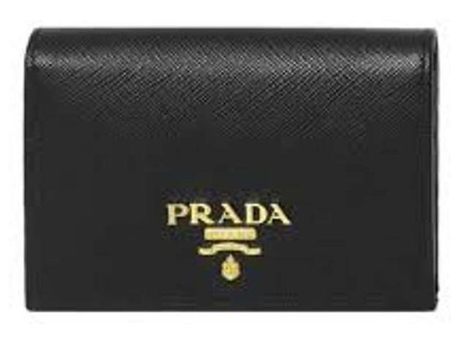 Prada Billetera Triángulo Logo Saffiano - vista 6