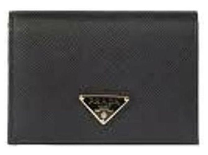 Prada Billetera Triángulo Logo Saffiano - vista 9
