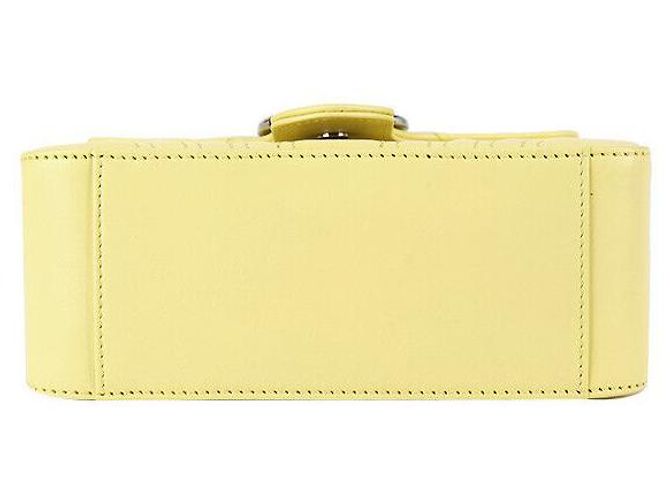 Gucci GG Marmont Mini Borsa a Mano Lime Verde - vista 4