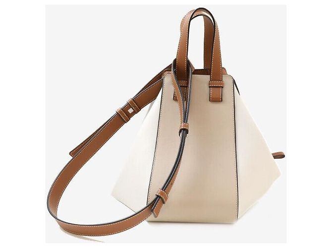Loewe Classic Calfskin Hammock Bag Small Ivory - view 3