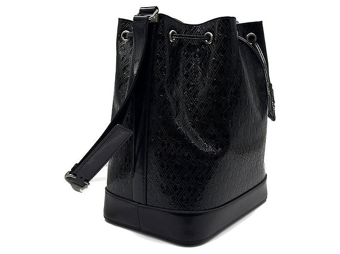 Saint Laurent Logo Bucket Bag Schwarz - Ansicht 3