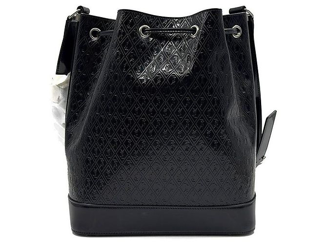Saint Laurent Logo Bucket Bag Schwarz - Ansicht 4