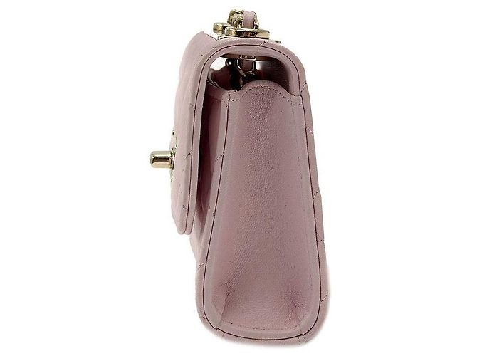 Trendy CC Chanel Borsa a tracolla mini CC alla moda in pelle di agnello Rosa - vista 2