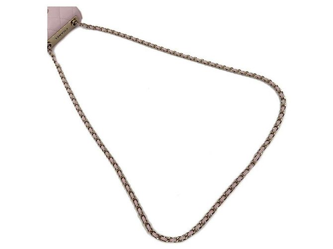 Trendy CC Chanel Borsa a tracolla mini CC alla moda in pelle di agnello Rosa - vista 8