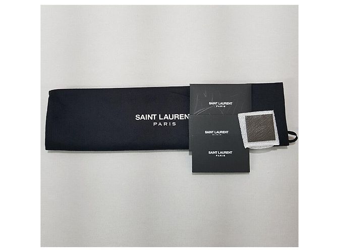 Saint Laurent Monogramm College Mittel Braun - Ansicht 10