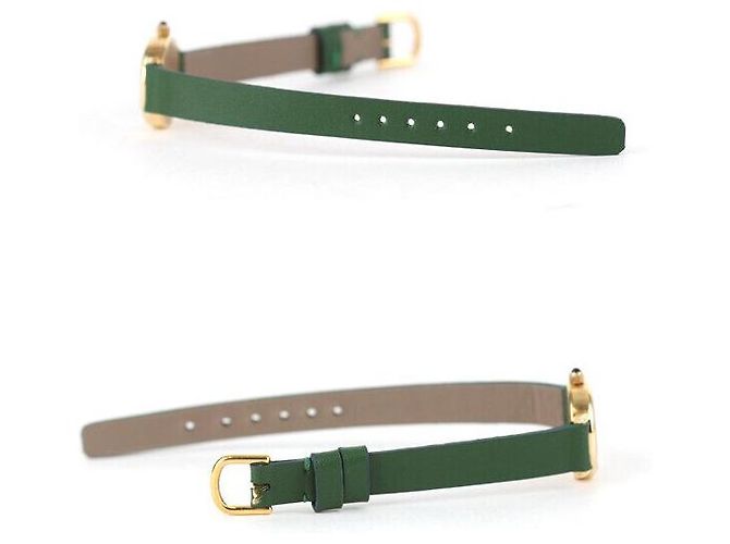 Tiffany & Co Klassisches Lederarmband Golden - Ansicht 3