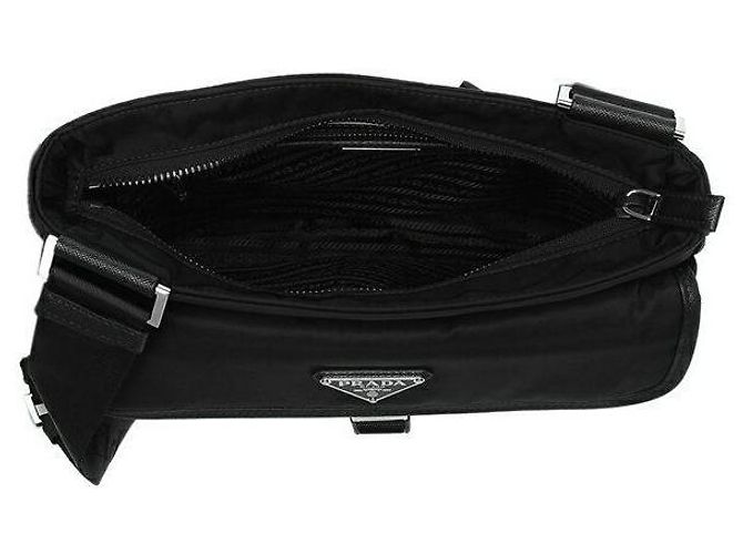 Prada XOO (Borsa a Spalla in Re-Nylon) Nero - vista 4