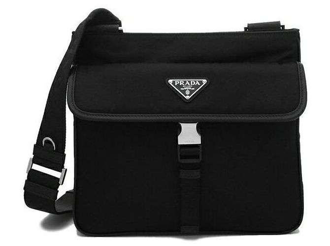 Prada XOO (Borsa a Spalla in Re-Nylon) Nero - vista 6