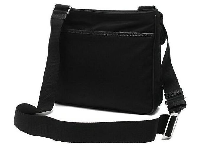 Prada XOO (Borsa a Spalla in Re-Nylon) Nero - vista 7