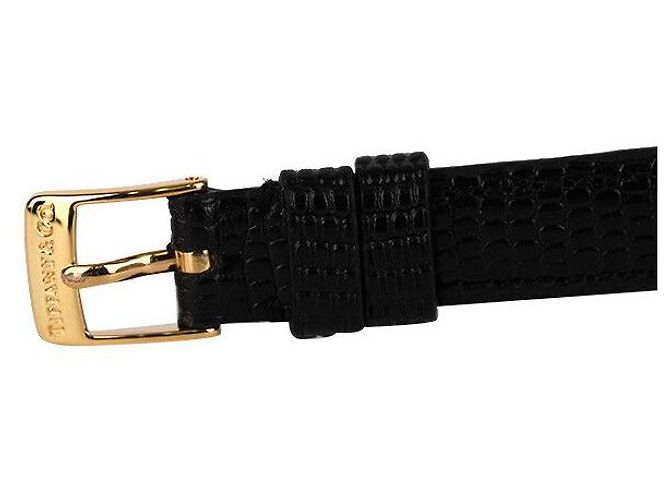 Tiffany & Co Classico Rotondo Oro Giallo Pelle Bianca Nera Nero - vista 4