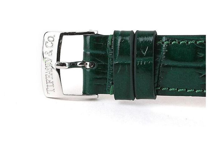 Tiffany & Co Pulseira de couro branco clássico preto - vista 5