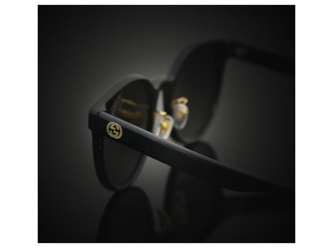 Gucci Óculos de sol redondos pretos - vista 5