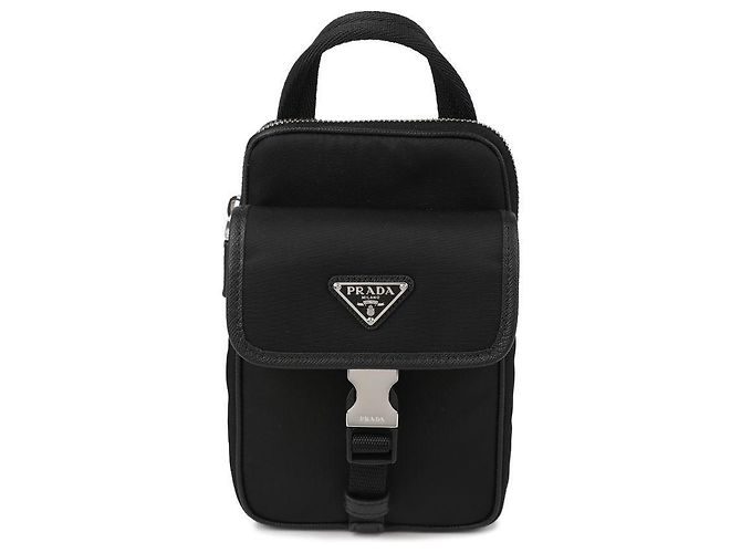 Prada Funda para smartphone de nailon y cuero Saffiano - vista 3