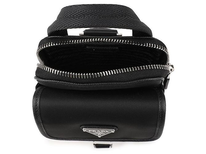 Prada Funda para smartphone de nailon y cuero Saffiano - vista 7