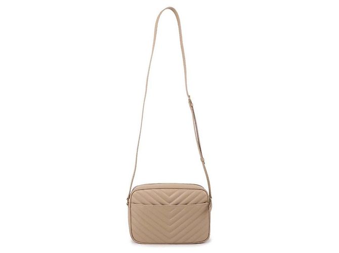 Saint Laurent Bolsa de câmera de couro acolchoado Marrom - vista 5