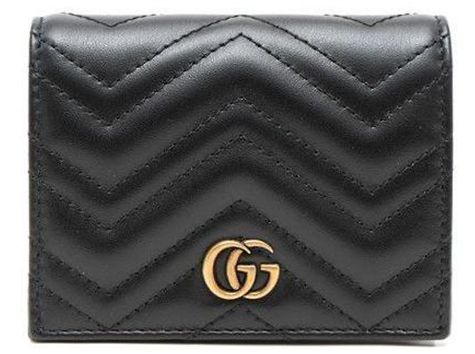 Gucci Damen GG Marmont Kartenetui Schwarz - Ansicht 2