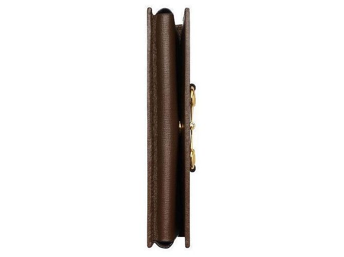 Gucci Borsa a Spalla Horsebit Change Wallet Marrone - vista 6