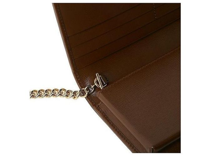 Gucci Borsa a Spalla Horsebit Change Wallet Marrone - vista 8