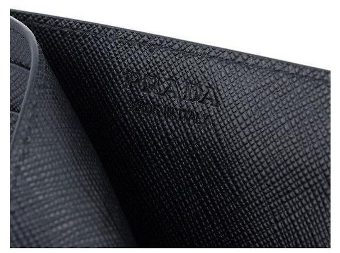 Prada Metall-Kartenhalter mit Logo Silber QME Schwarz - Ansicht 7