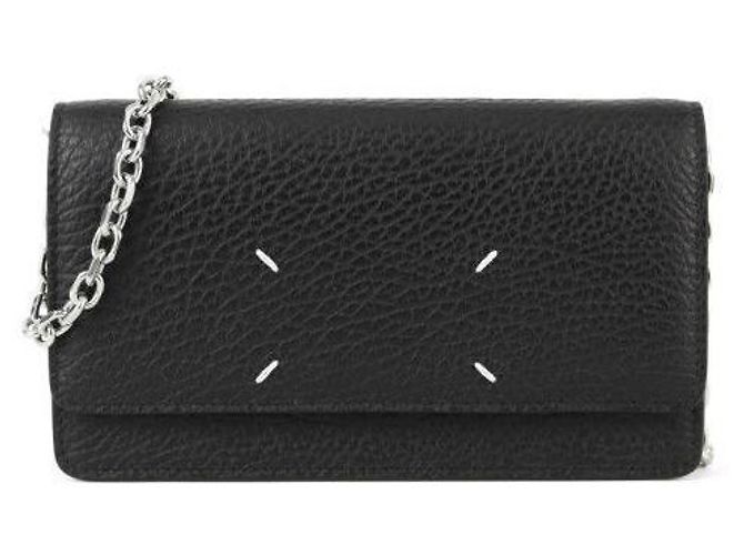 Maison Martin Margiela Borsa a spalla con catena cucita - vista 2