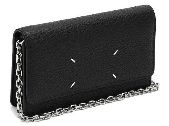 Maison Martin Margiela Borsa a spalla con catena cucita - vista 3