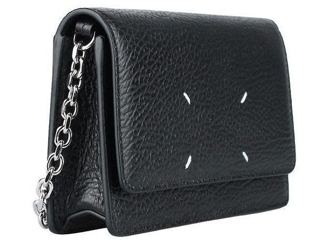 Maison Martin Margiela Borsa a spalla con catena cucita - vista 7