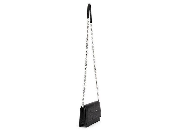 Maison Martin Margiela Borsa a spalla con catena cucita - vista 9