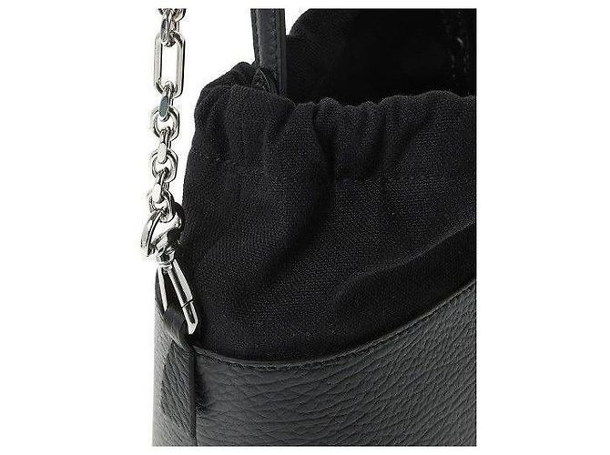 Maison Martin Margiela Borsa a secchiello con catena Maison Margiela piccola Nero - vista 9