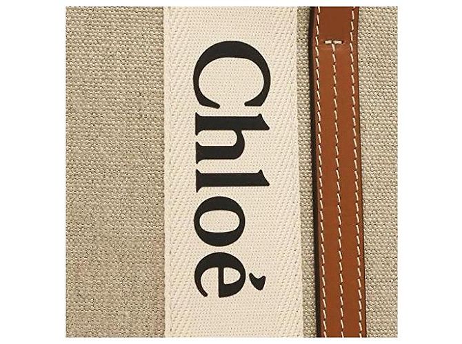 Chloé Borsa tote media in legno marrone - vista 4
