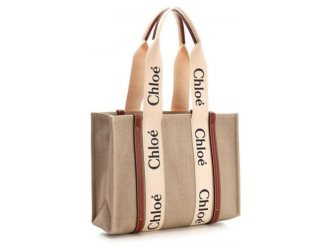 Chloé Borsa tote media in legno marrone - vista 9