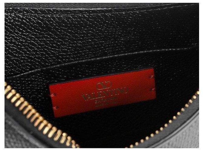 Valentino Borsa hobo con catena logo RQR Nero - vista 4
