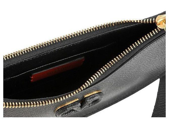 Valentino Borsa hobo con catena logo RQR Nero - vista 5