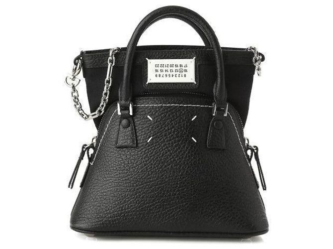 Maison Martin Margiela Micro Sac Tote Noir - vue 6