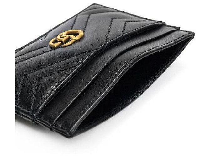 Gucci GG Marmont Kartenetui Schwarz - Ansicht 3