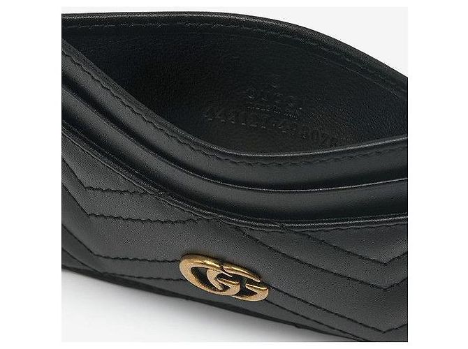 Gucci GG Marmont Kartenetui Schwarz - Ansicht 6