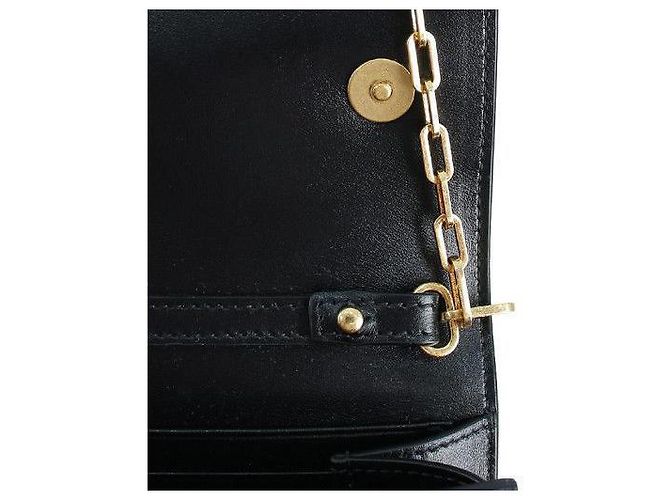 Bottega Veneta Borsa a Spalla con Catena Intrecciato Nera Nero - vista 4